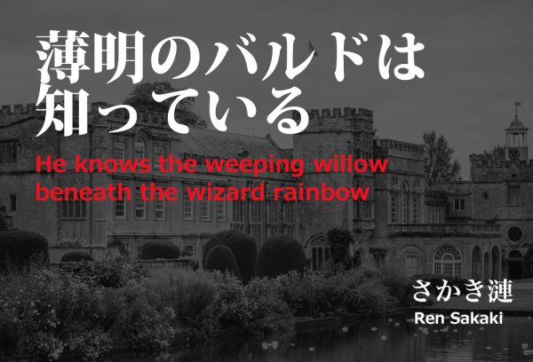 連載小説「薄明のバルドは知っている」第二回 “Anodyne” #さかき漣