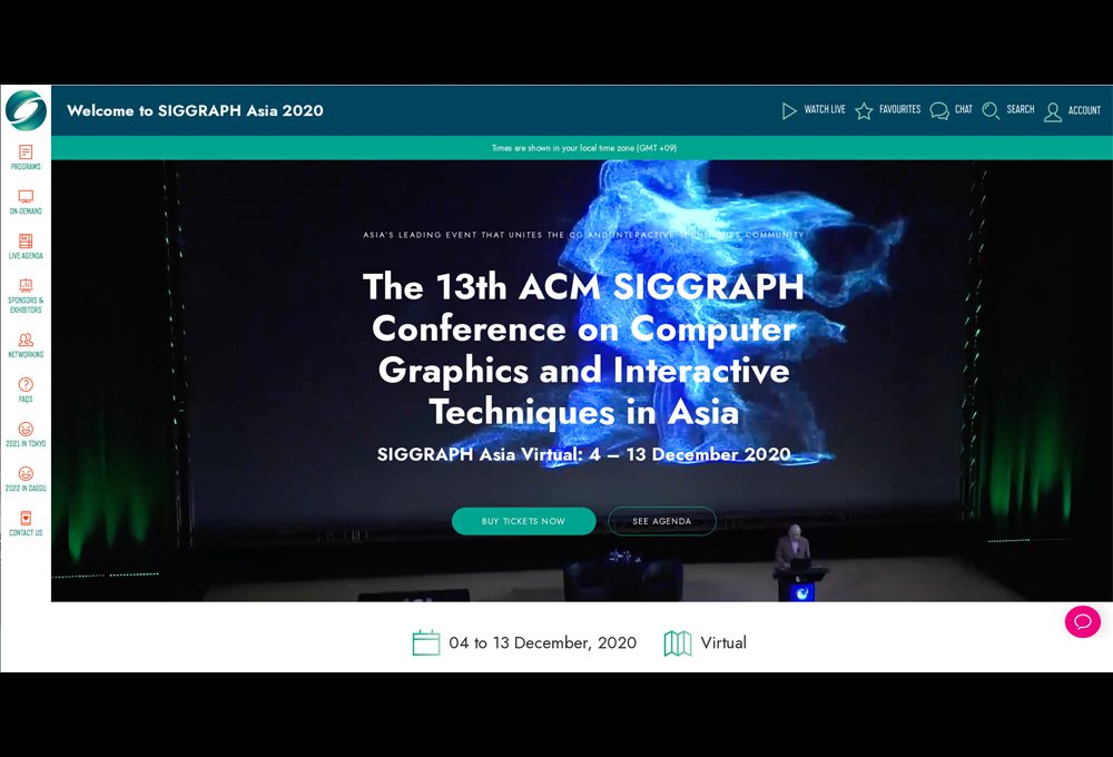 CGへの扉 Vol.21：人工知能＋3DCGの最新論文をまとめて紹介 #SIGGRAPHAsia2020
